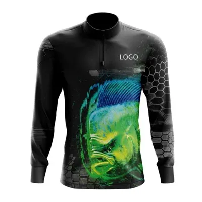 Kundenspezifischer Lieferant Outdoor Camping Upf 50 Schnelltrocknendes Langarm-Angelhemd