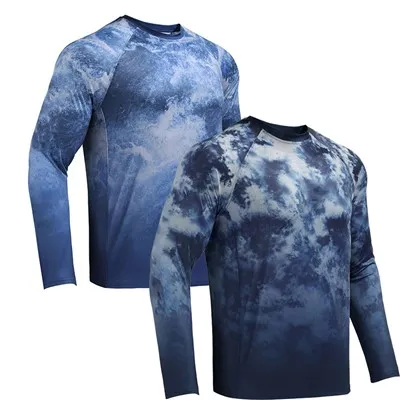 Locker sitzendes Angel-T-Shirt für Herren – Marineblau